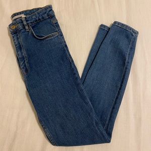 Zara high waisted skinny jeans
